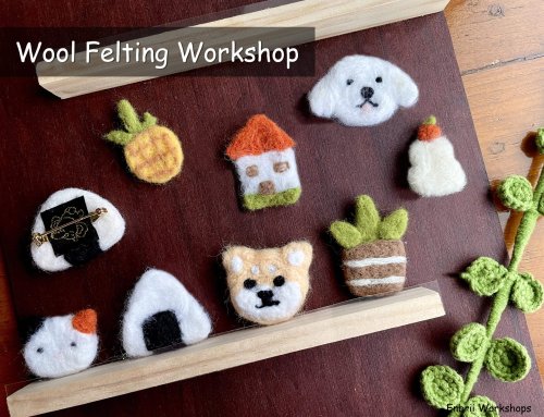 Wool Felting Badge Workshop