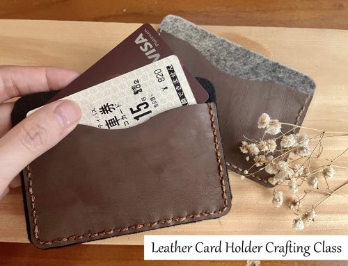 Leather Card Holder Making